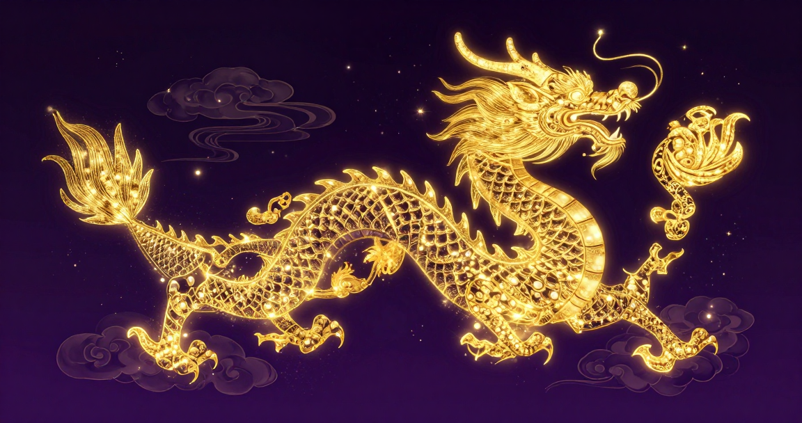 龍星空插畫