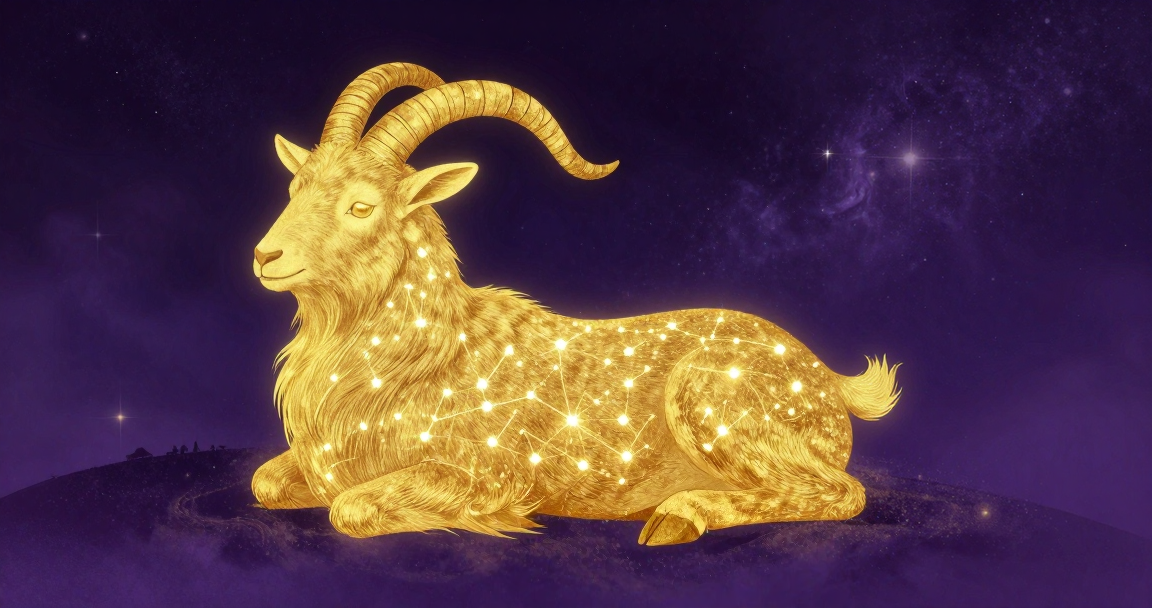 羊星空插畫