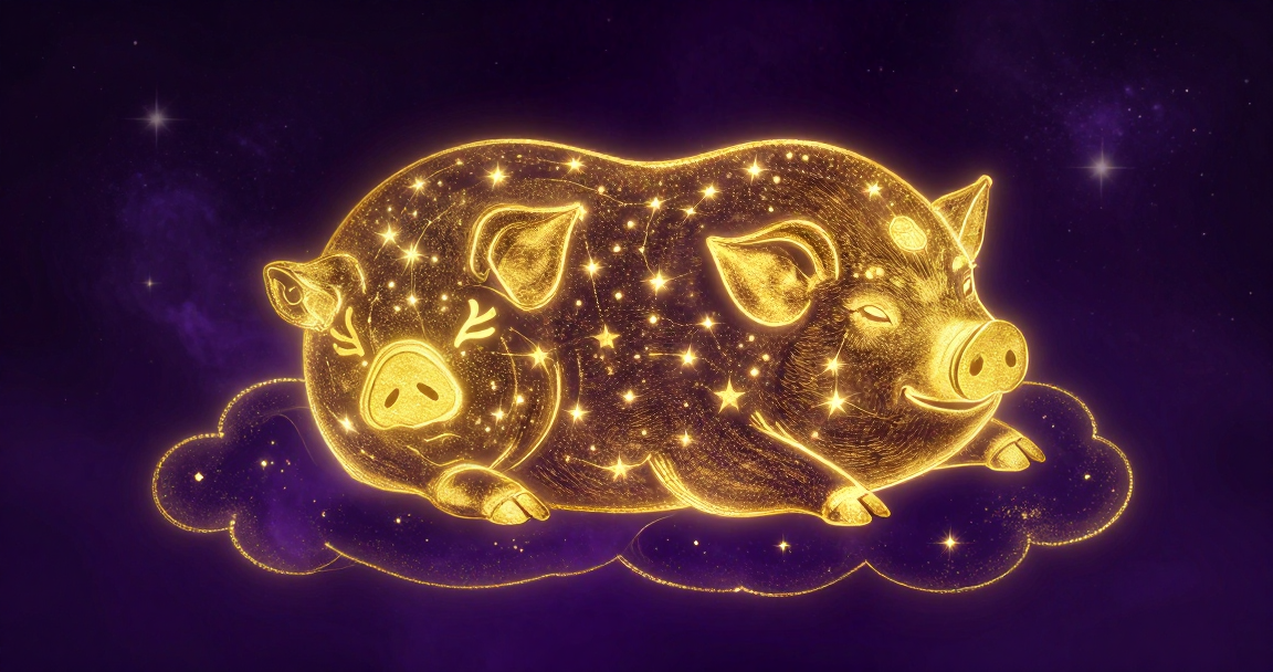 豬星空插畫